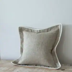 Beige Herringbone Cushion Cover 45x45cm
