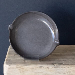 Grey Dish with Double Spout 16cm