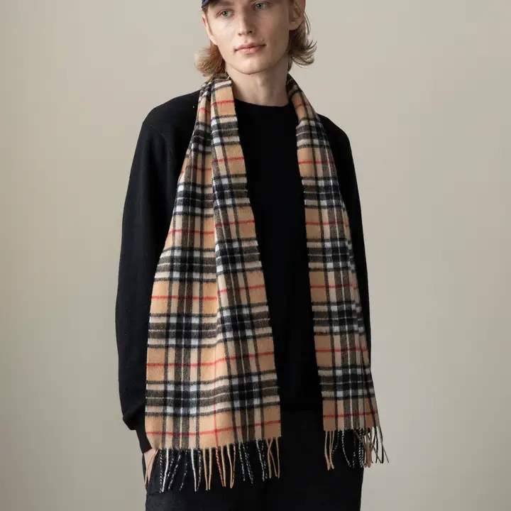 Scotty Thompson Lambswool Scarf - Camel