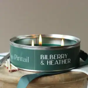 Pintail Bilberry & Heather Triple Wick Candle