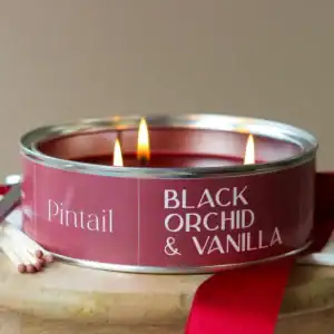 Pintail Black Orchid & Vanilla Triple Wick Candle