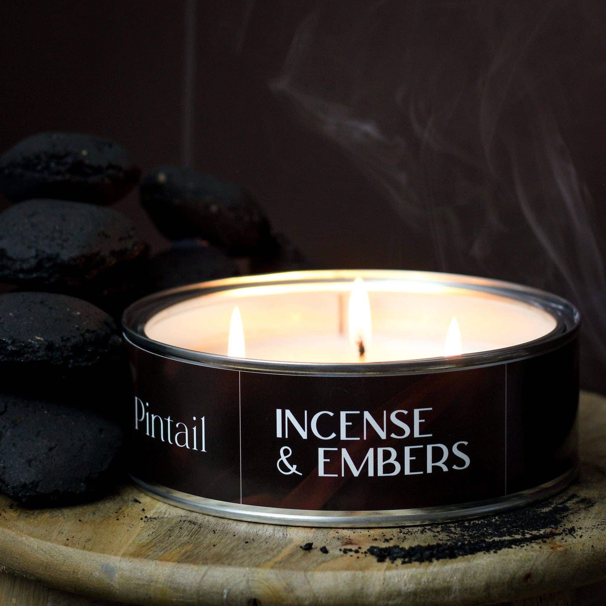 Pintail Incense & Embers Triple Wick Candle