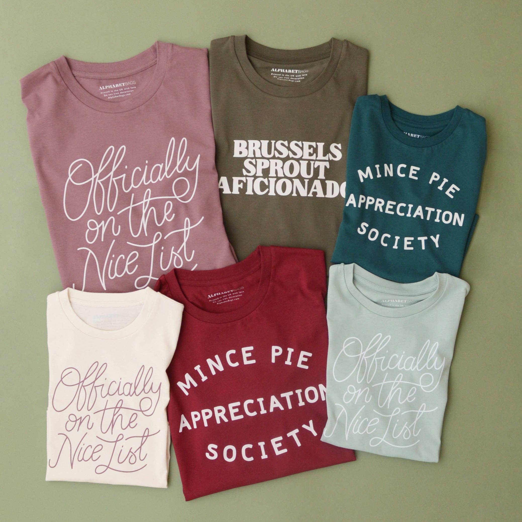Mince Pie Appreciation Society Unisex T-Shirt - Burgundy: Medium - Image 4