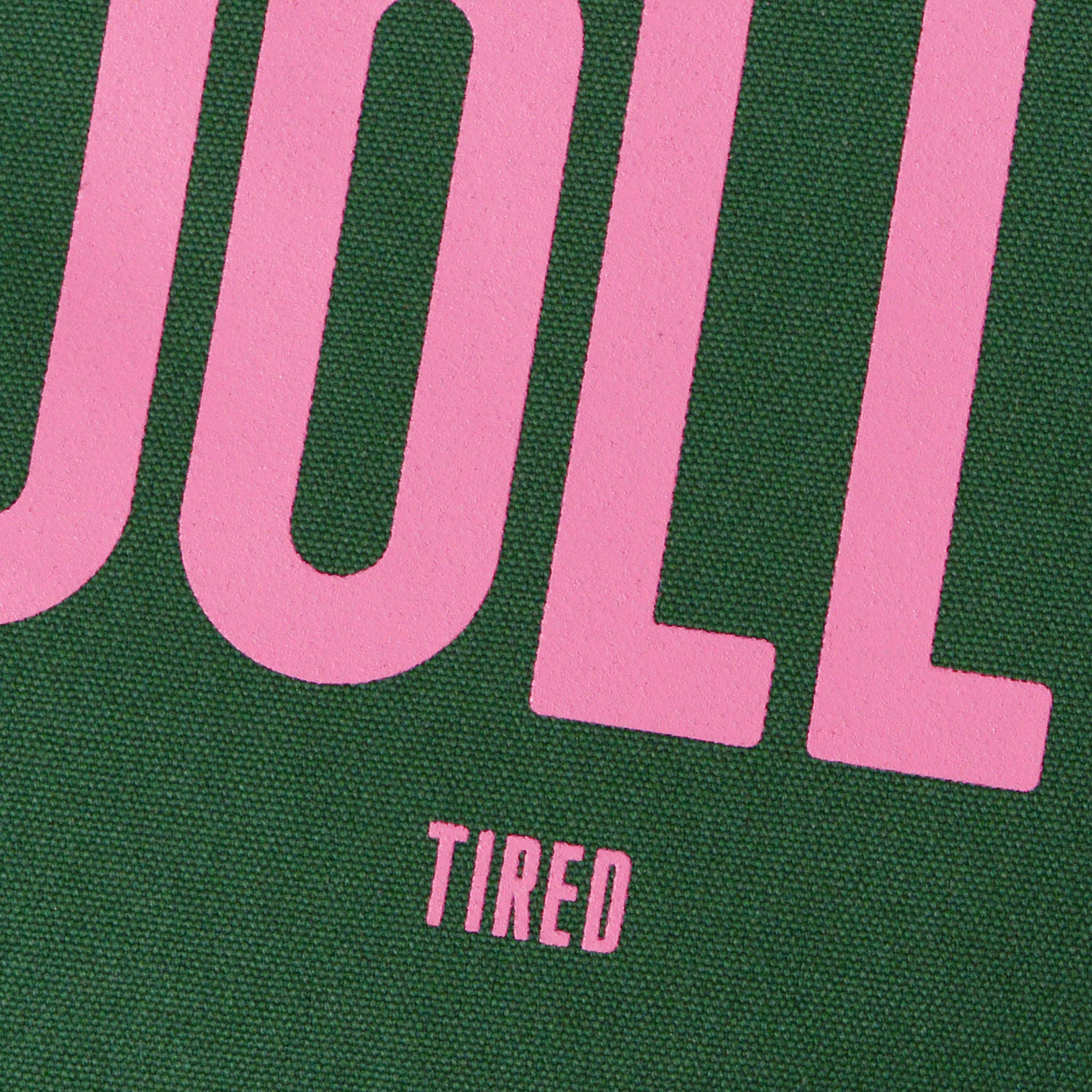 Jolly (Tired) - Forest Green Tote Bag - Image 3