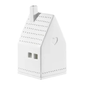 Tealight House with Heart 10cm