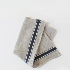 Gastronome Kitchen Towels: Black